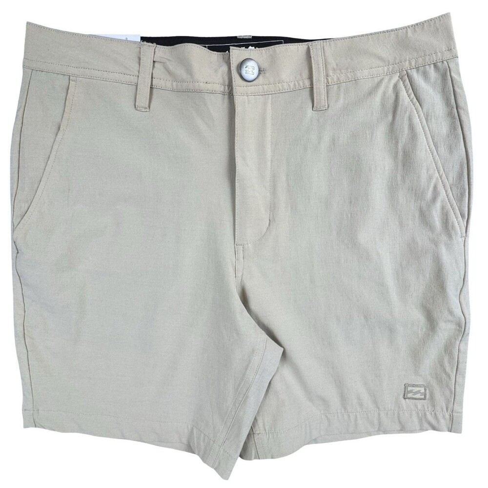 Billabong Mens Size 30 18" Hybrid Shorts Tan Golf Preppy Chino Casual Beige New